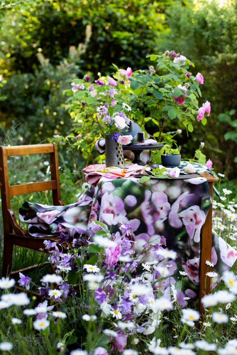 Pink Wax Flower - Table Cloth
