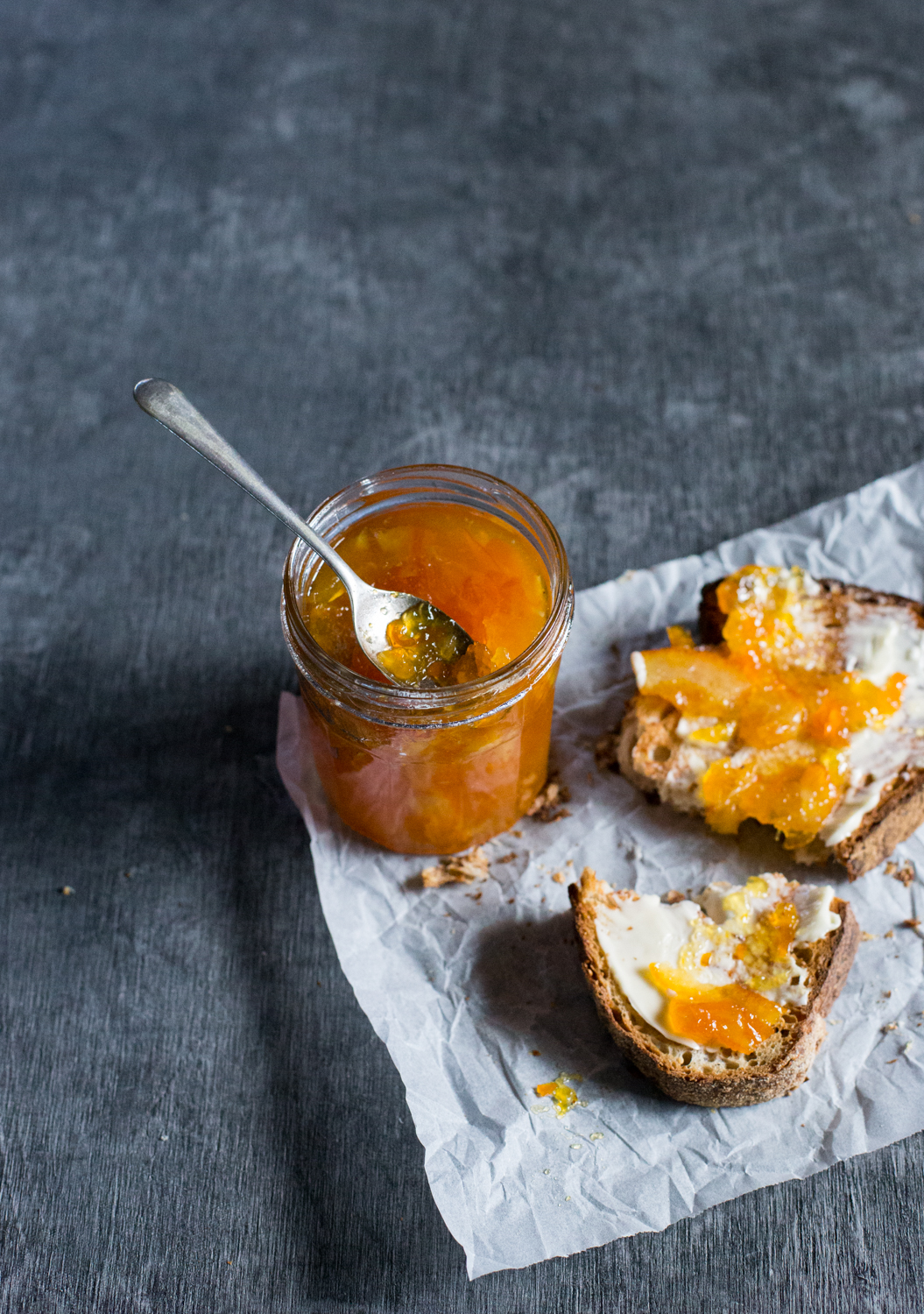Cumquat and blood orange marmalade