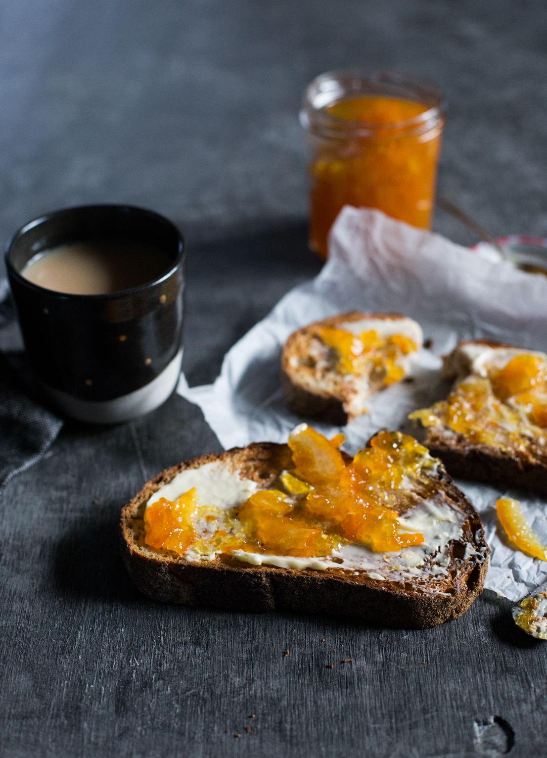 Cumquat and blood orange marmalade